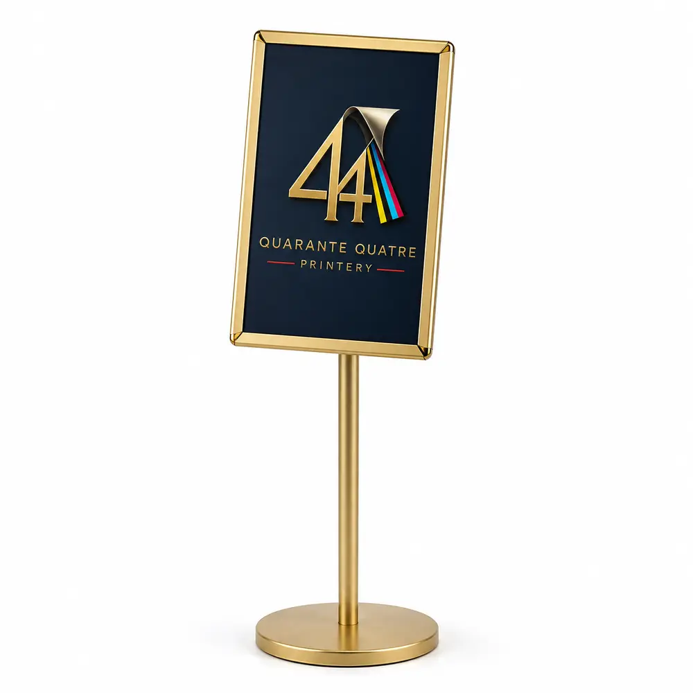 Ayaklı poster stand panosu baskısı